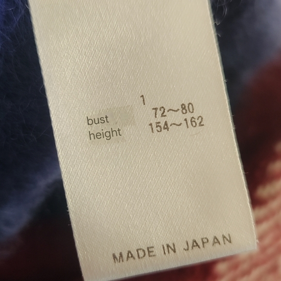 DAMA COLLECTION Women's Sweater Extra Small Blue 100% Cashmere Made In Japan - Picture 8 of 10